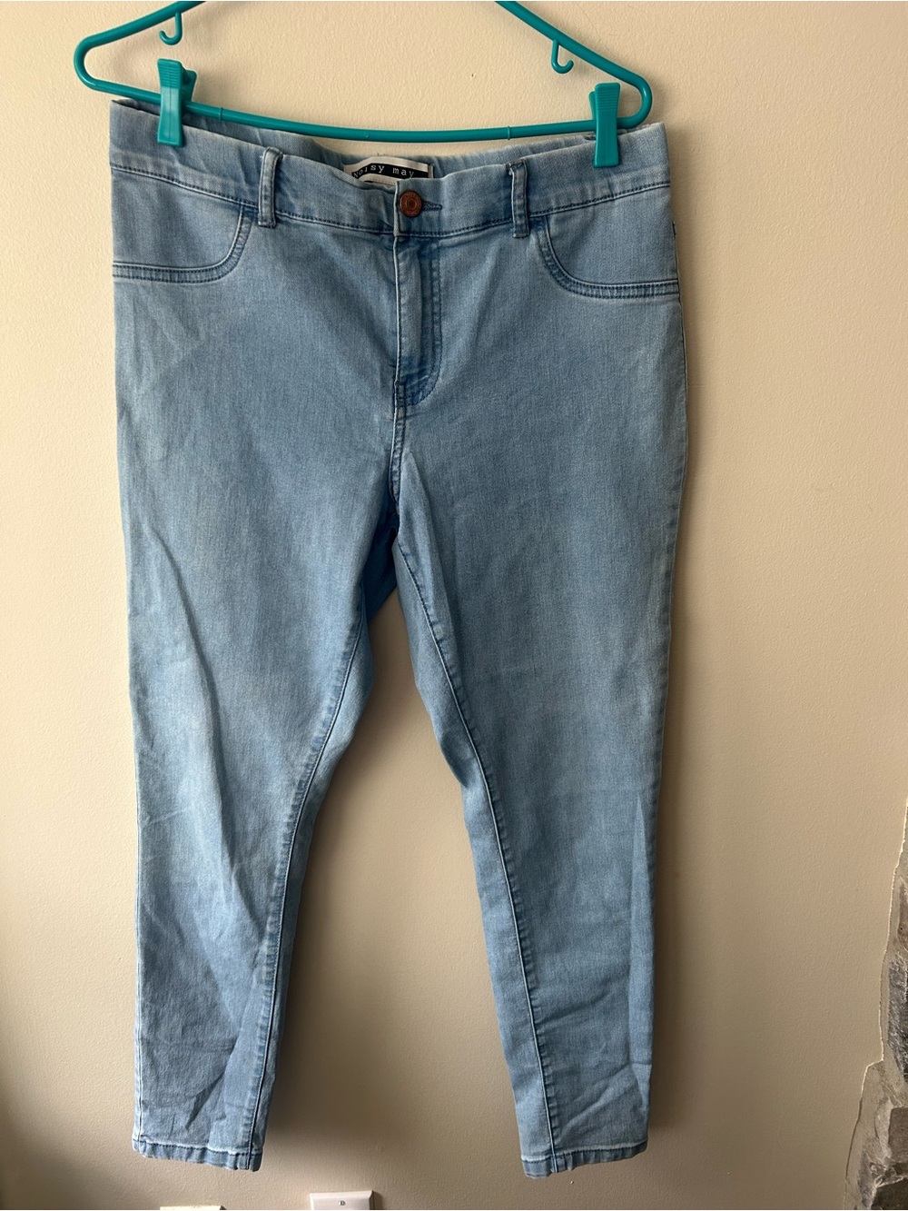 Noisy May Light Blue Stretch Jeggings
